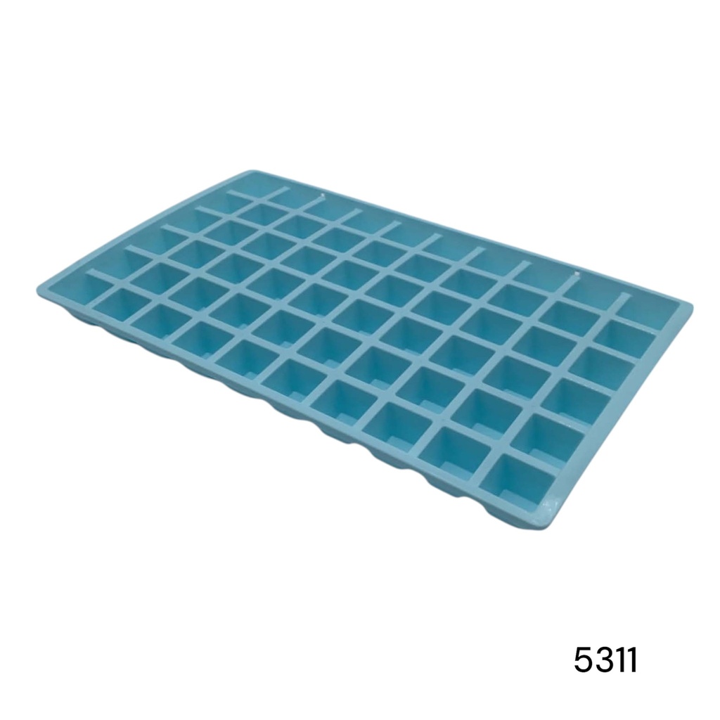 CUBETA PARA HIELO 60 CUBOS CUADRADOS
