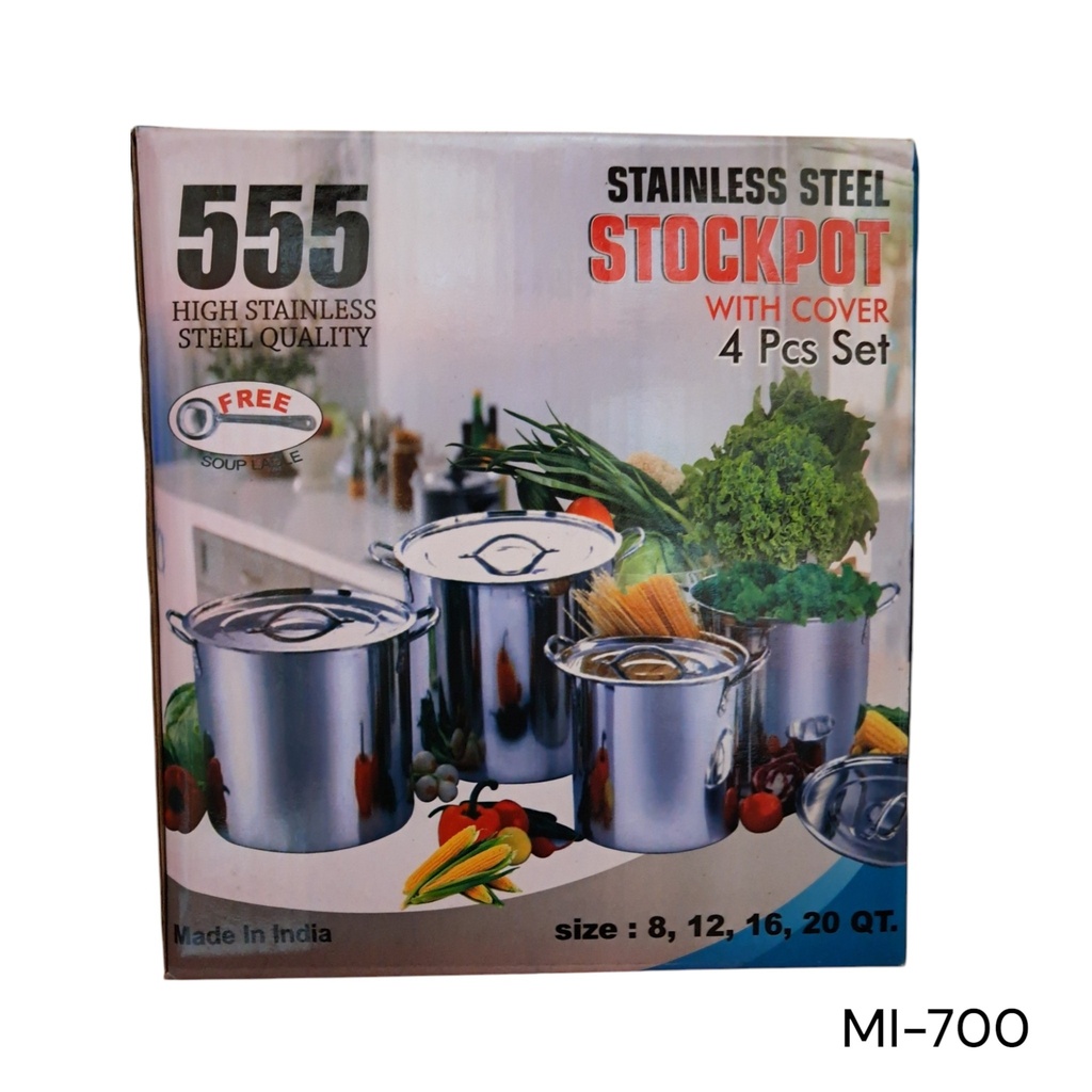 OLLAS METAL 555 4PZS 8,12,16,20 QT
