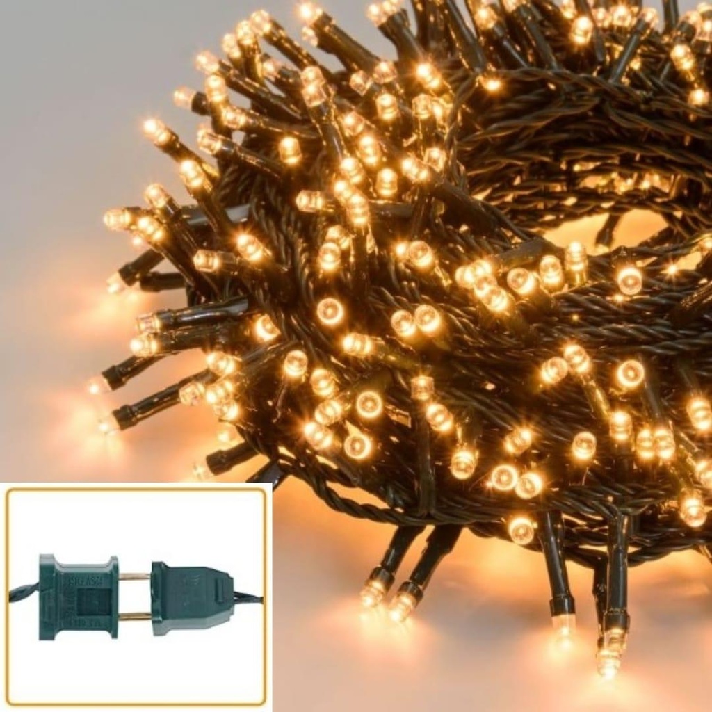NAVIDAD LUZ 7M/100LED AMARILLO CXB100