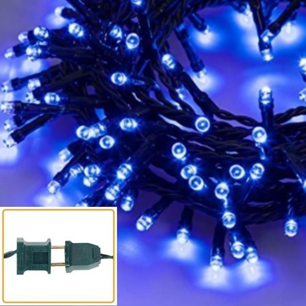 NAVIDAD LUZ  7M/100L AZUL  CXB100
