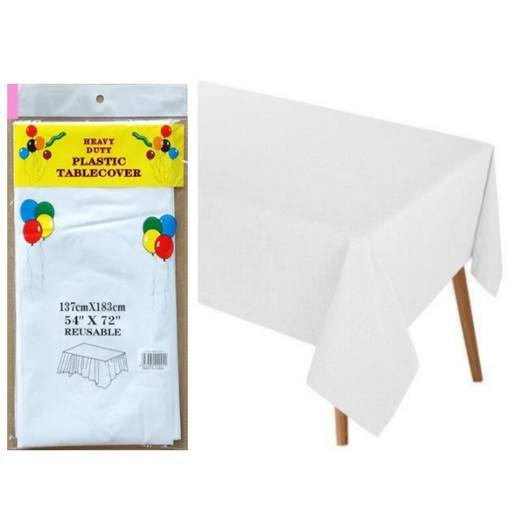 MANTEL 137X183CM 12PZ BLANCO  CXB-120UD.