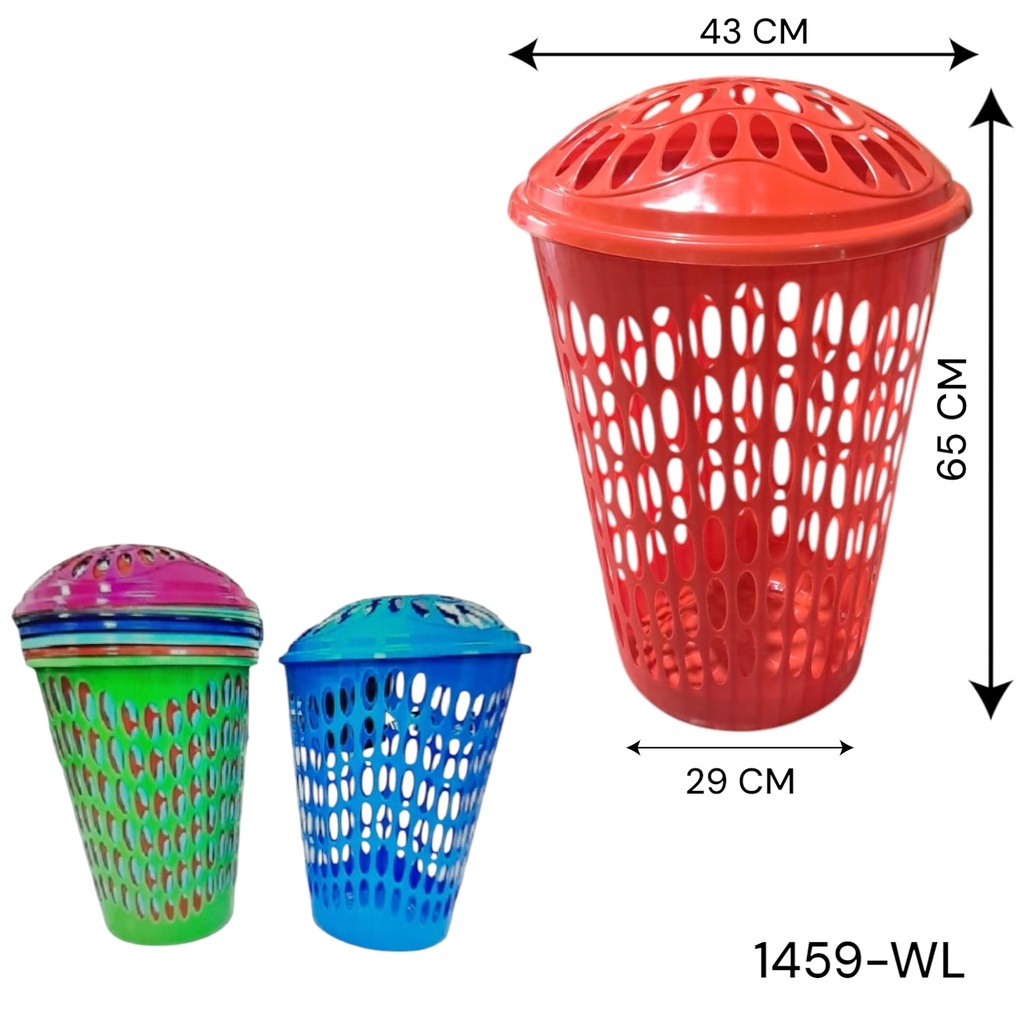 CANASTA PLASTICO VIRGEN  65X43CM