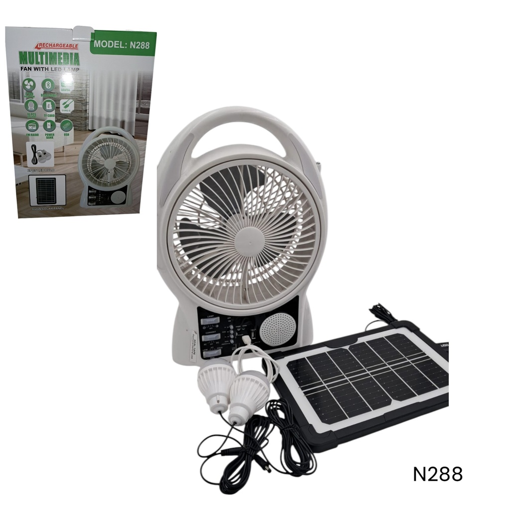 ABANICO MULTIFUNCION SOLAR CXB-6 UD.