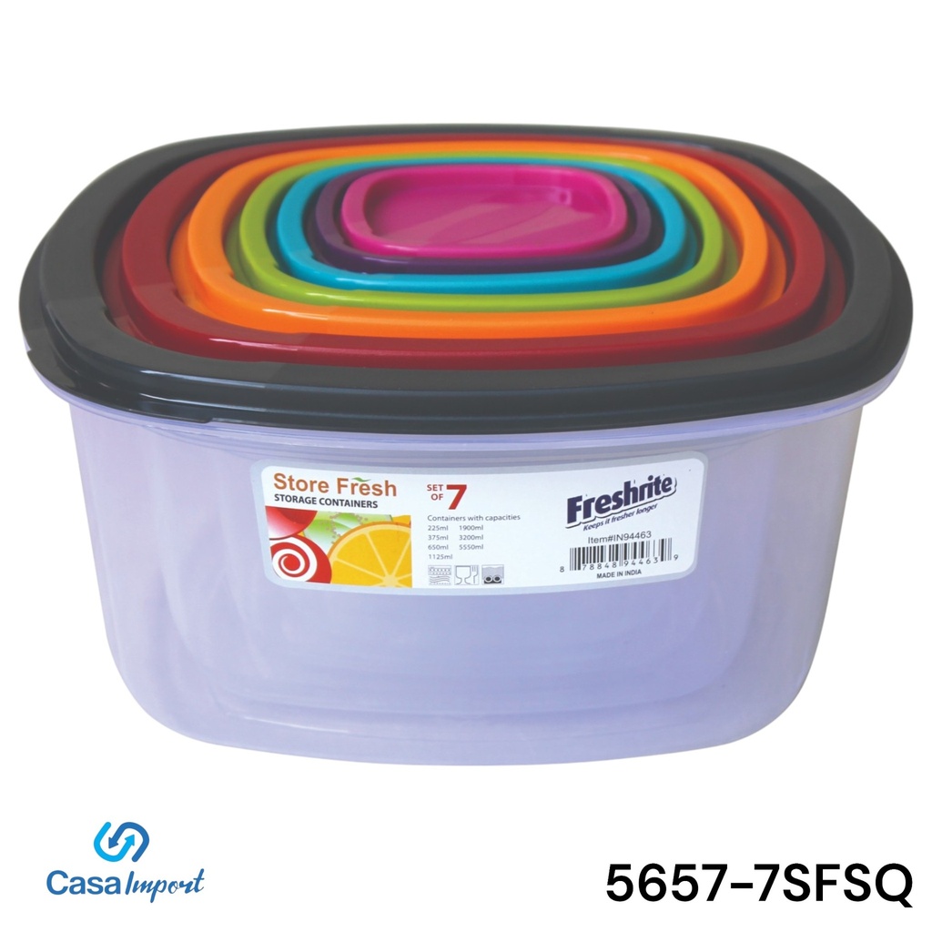 ENVASE SET 7PCS PRINCEWARE