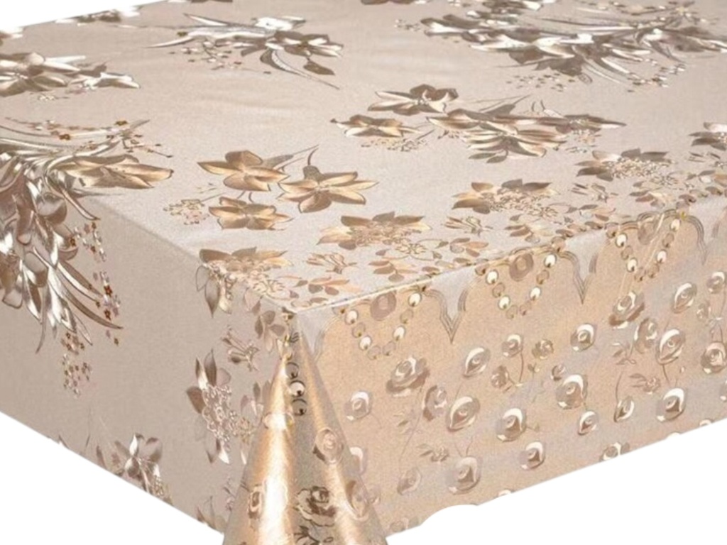 ROLLO MANTEL 1.37X20M DORADO