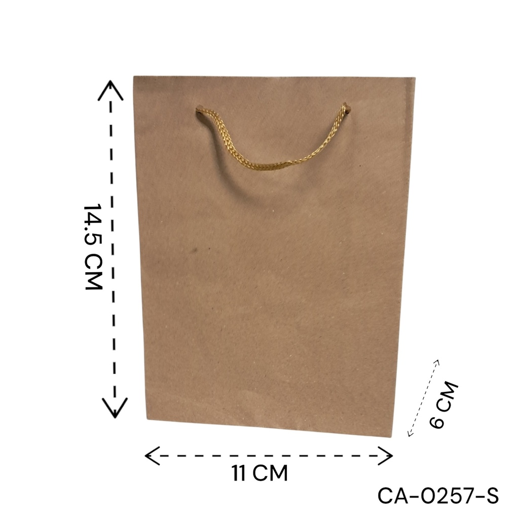 BOLSA MANILA 11.5X6X14.5