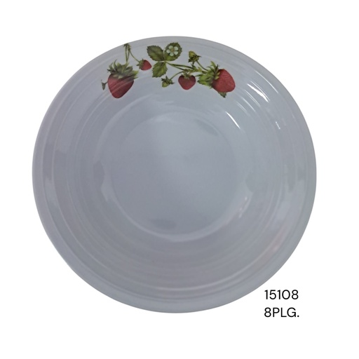 [15108] PLATO MM DECORADO DE 8PG