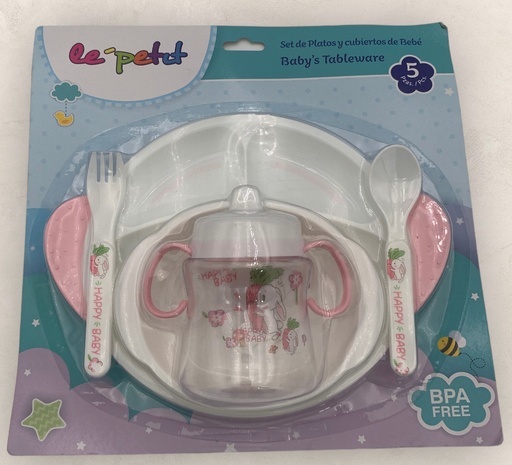 [021-08521] SET BANDEJA PARA BEBE LE PETIT 3PZ