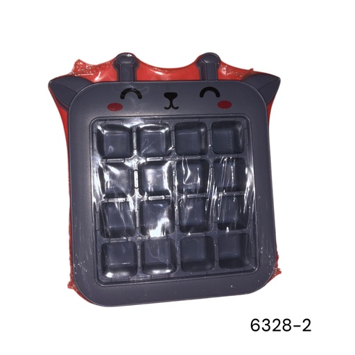 [6328-2] CUBETA PARA HIELO 16 CUBOS JIRAFA