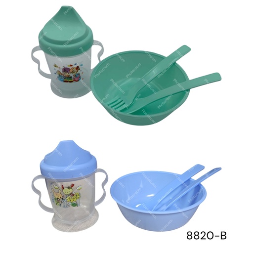 [8820-B] SET BEBE BOWL 3PZS 3 COLORES