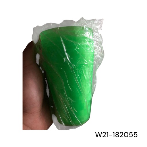 [W21-182055] VASO PLASTICOS SET 6UD.  10OZ.  3 COLORES 10OZ