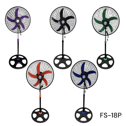 [FS-18P] ABANICO 18PLG. PISO FLOW (ASPA PLASTICO)  CXB-4UD