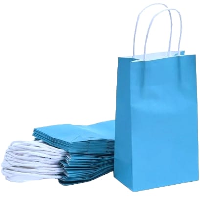[CA-0023CEL] BOLSA CRAFT27X22X11CM CELESTE  PQT.12UD.   CXB-480 UD.