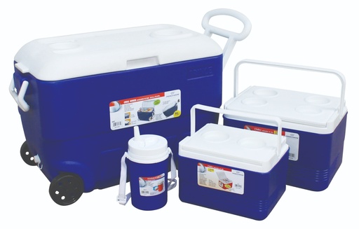 [3487C2-1] HIELERA SET AZUL 4PCS