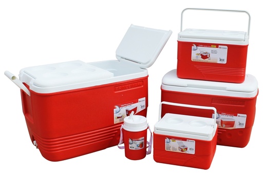 [3497C3-RED1] HIELERA SET ROJO 5 PCS