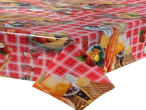 [CA-0037-2] ROLLO MANTEL 0.7X13.7X30M ROJO