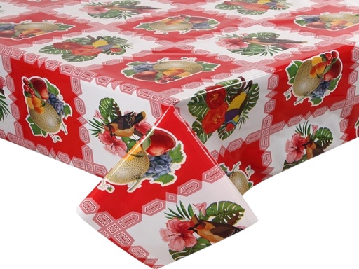 [CA-0037-9] ROLLO MANTEL 0.7X13.7X30M ROJO