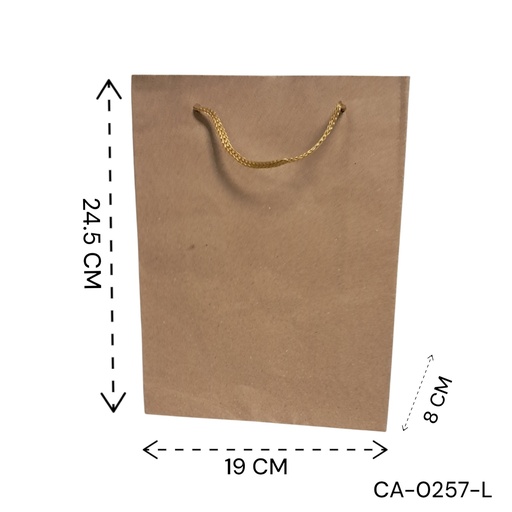 [CA-0257-L] BOLSA MANILA 19X24.5X8
